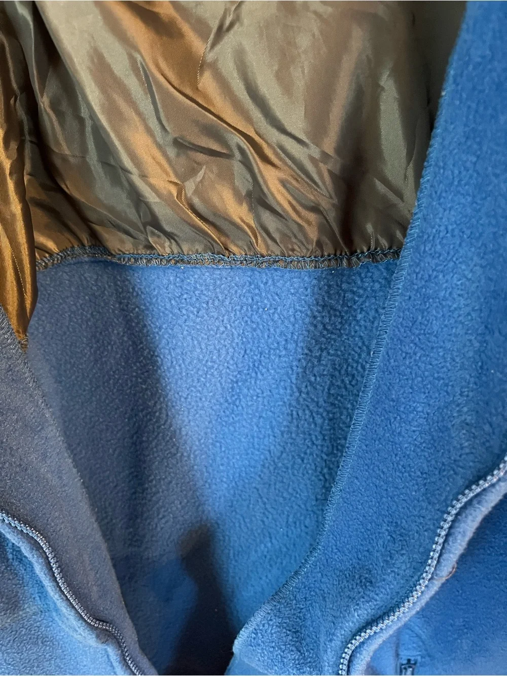 Pro Player Blue Fleece Full-Zip Jacket with Yellow UD Logo